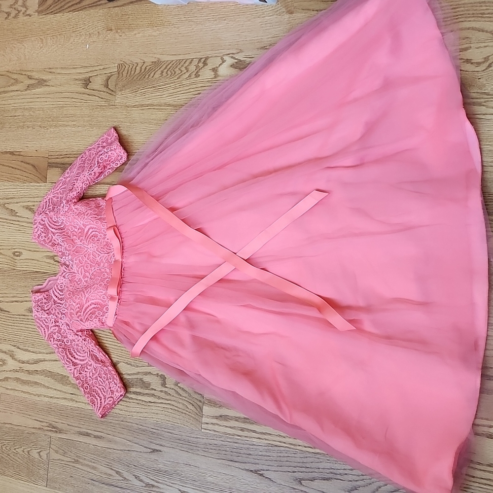 A flower girl dress